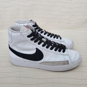 Nike Youth Blazer Mid GS Size White Black Casual Shoes Sneakers CZ7531-100 Sz 6Y